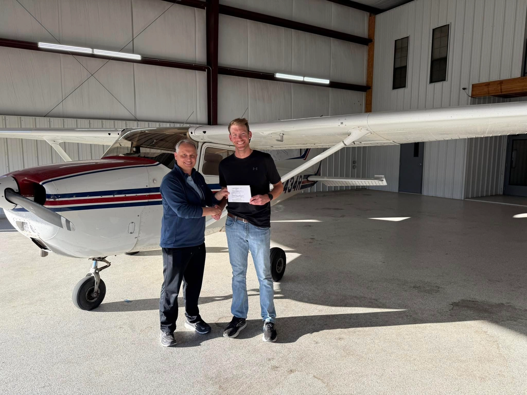 Bird Dog Flight Services team posing for the camera at Fort Worth, Texas